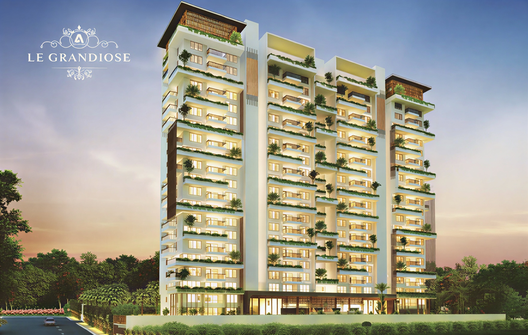 3 BHK flats by Sri Aditya Le Grandiose