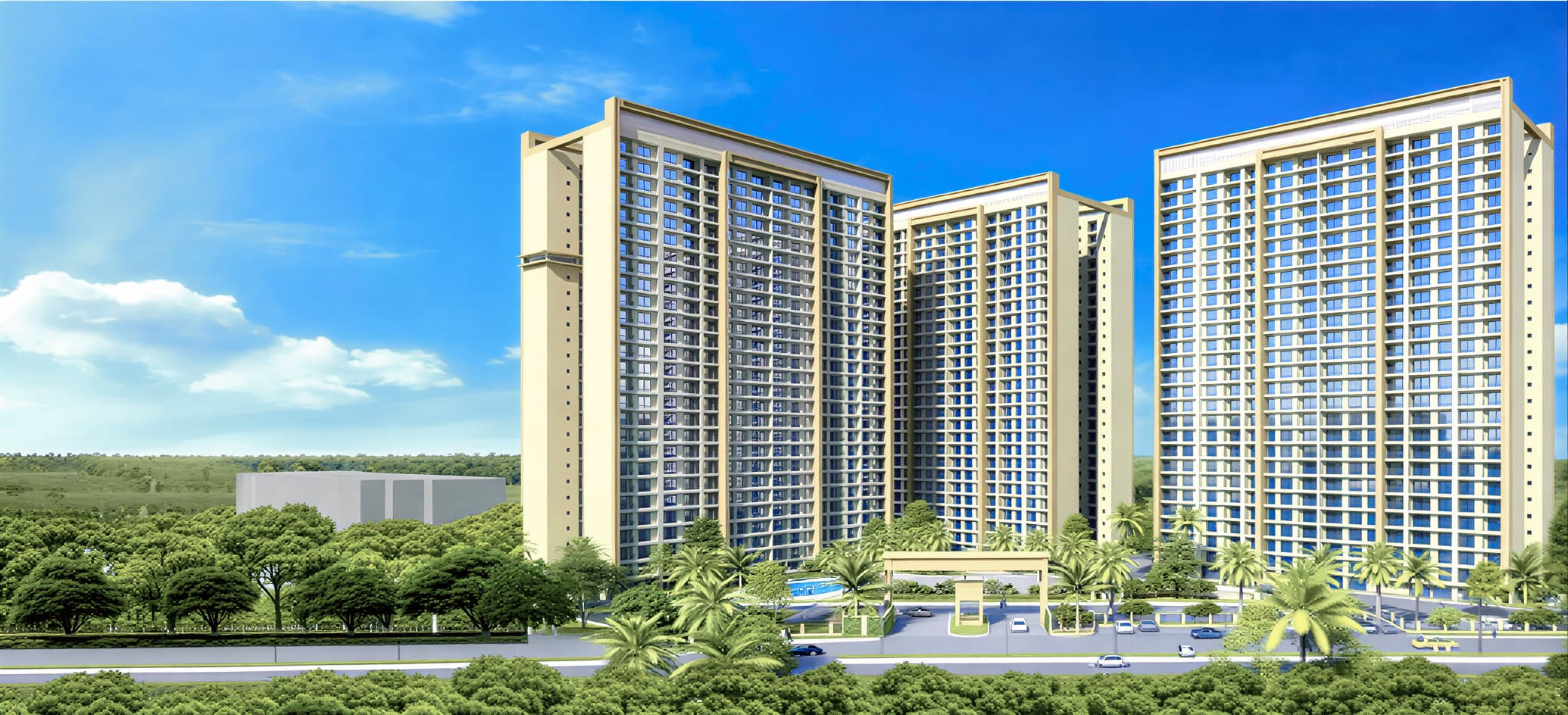 2, 3 BHK Apartments by Sahu City Phase 2 Pearl Block