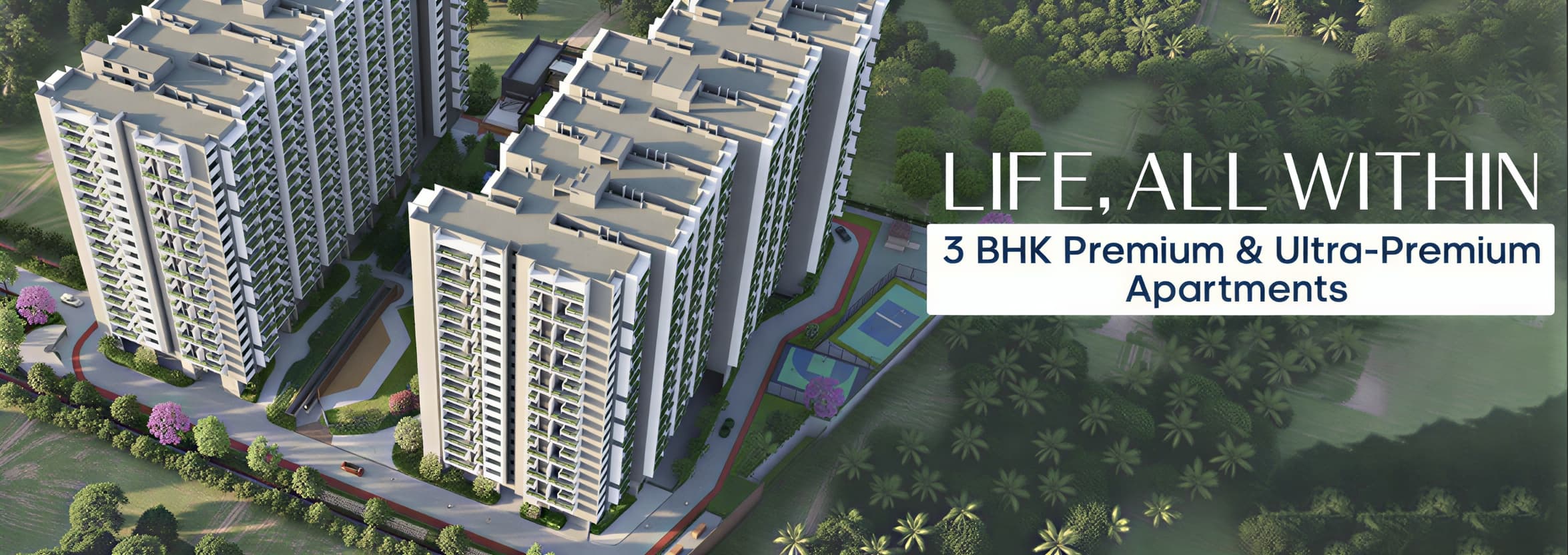 3 BHK Apartment by URBANYARDS SHANGRILA